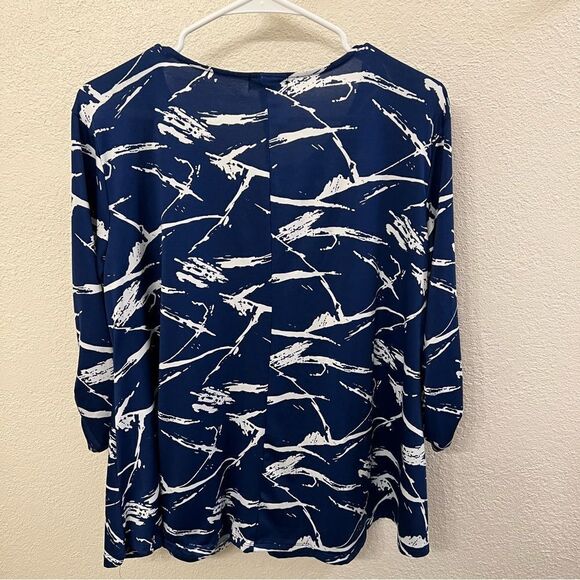 Cocomo Petite Fun Long Sleeve Top Size PM - Picture 4 of 5